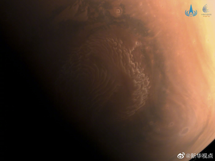 酷！天问一号拍了三张火星高清照(图3)