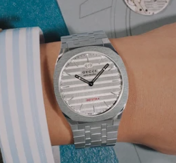 古驰发布全新GUCCI 25H系列腕表广告形象大片